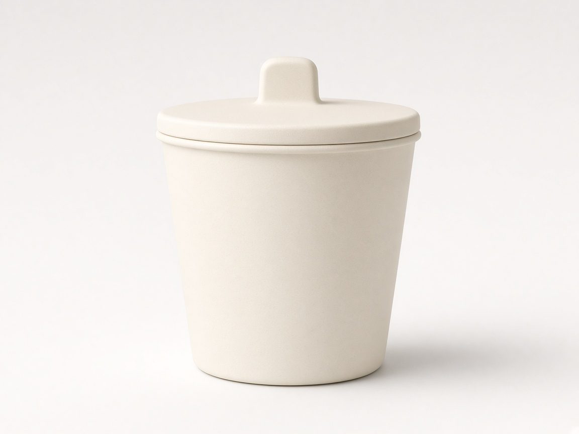 Petit bac à compost avec couvercle